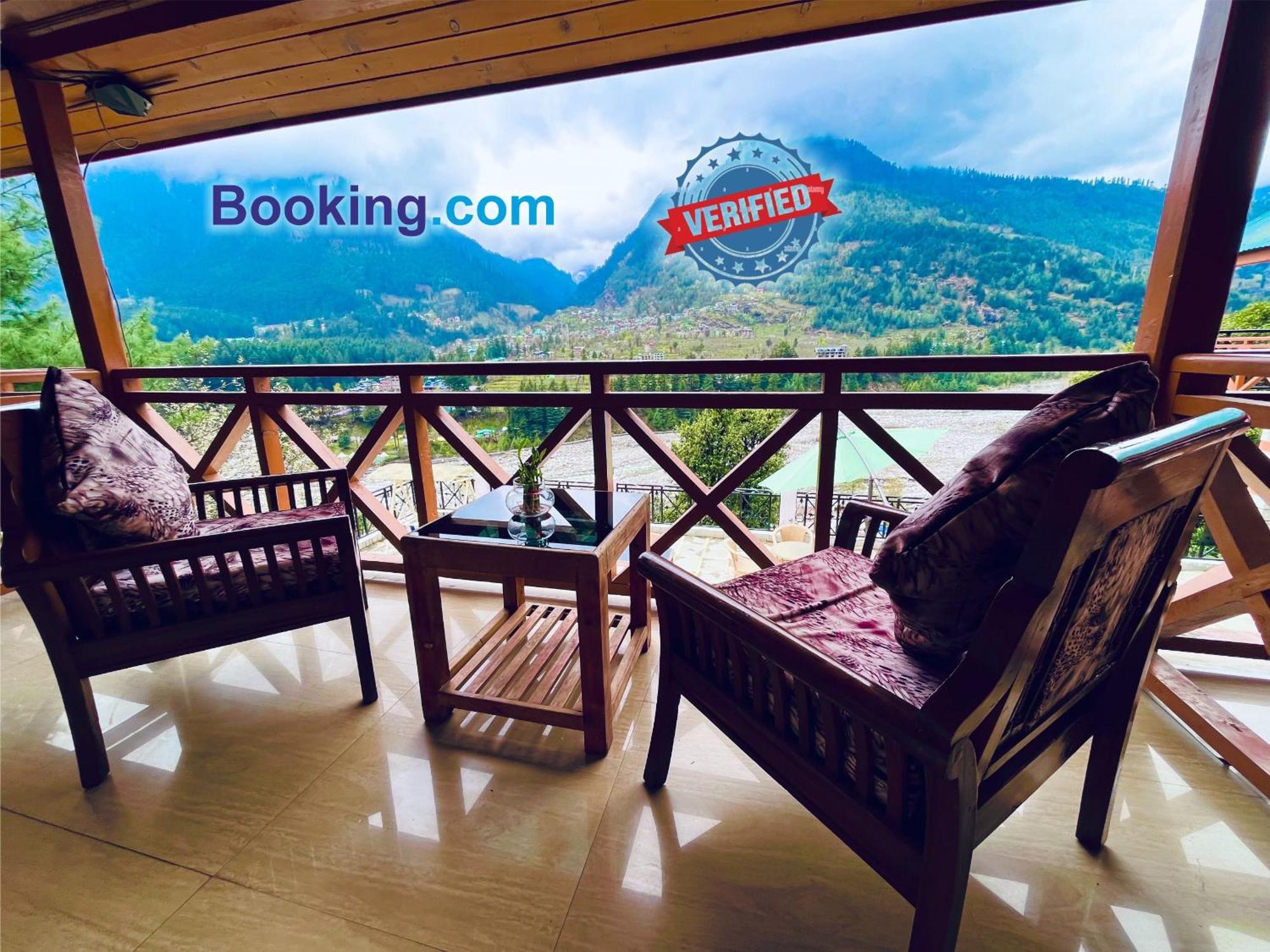 Hotel Hollywood Vibes #Riverview #Premium Rooms #Prime Location #Most Awarded #Parking #Top Rated #Open Terrace #Lawn #Best Selling Hotel In Manali Kültér fotó